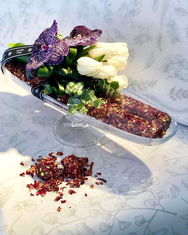 Turkish Delight with Real Rose Petals - in the Foot Gondola